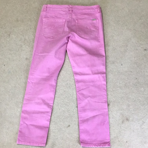 WHITE HOUSE BLACK MARKET Pink Jeans - Picture 3 of 4